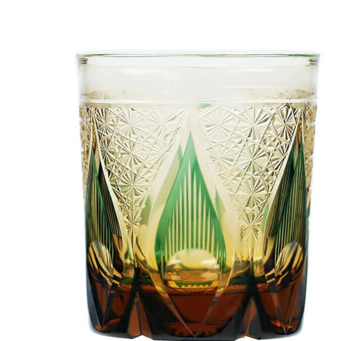 Edo Cut Asterism Japanese Crystal Glass