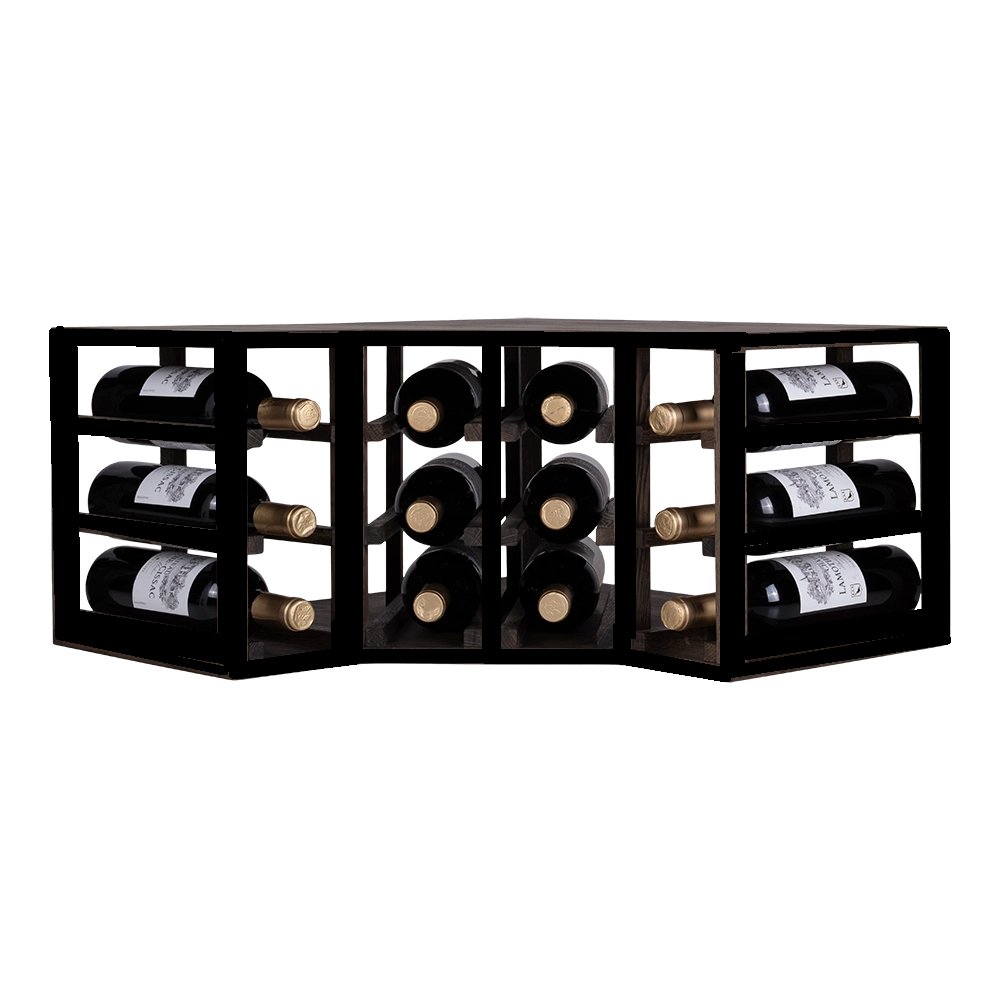 12 bottle Corner Wine Rack - Wine Rack Store