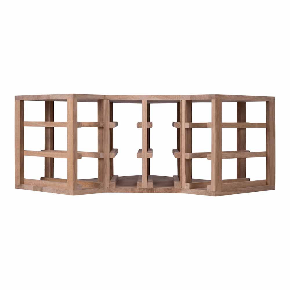 12 bottle Corner Wine Rack - Wine Rack Store