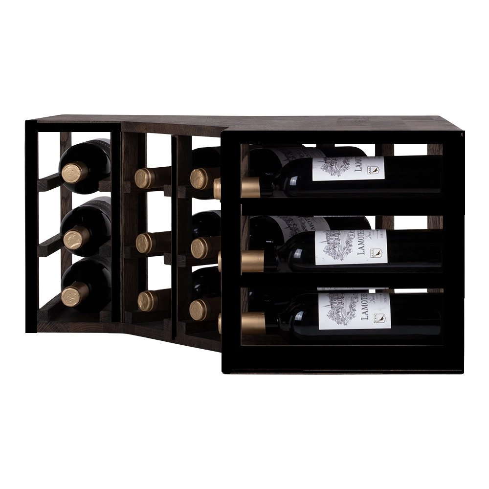 12 bottle Corner Wine Rack - Wine Rack Store