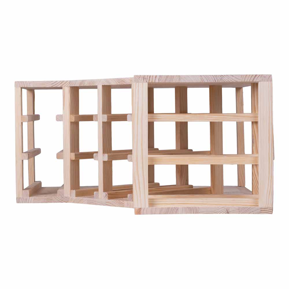 12 bottle Corner Wine Rack - Wine Rack Store