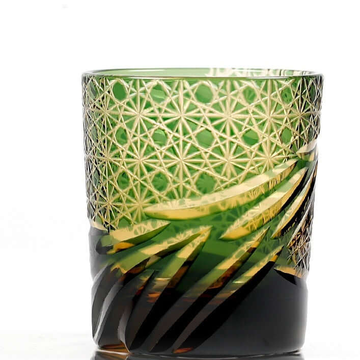 Edo Cut Asterism Japanese Crystal Glass