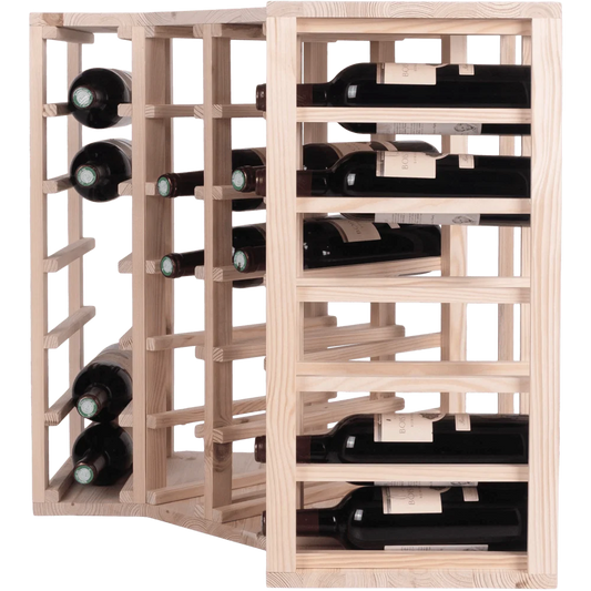 24 bottle Corner Wine Rack - Wine Rack Store