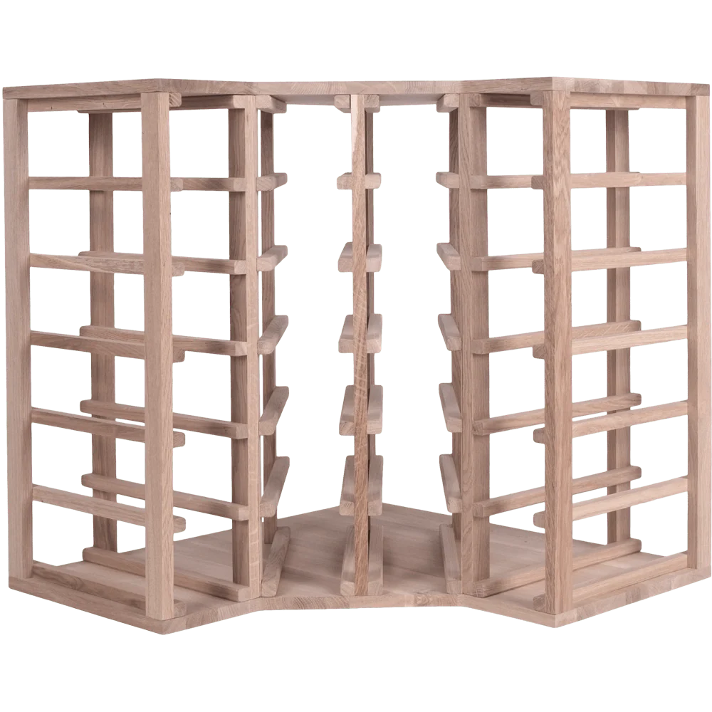 24 bottle Corner Wine Rack - Wine Rack Store