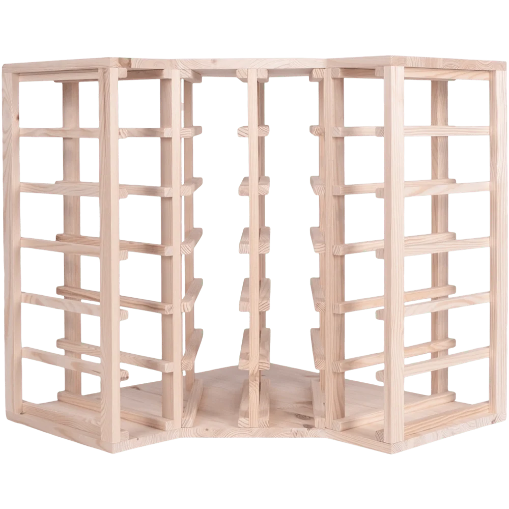 24 bottle Corner Wine Rack - Wine Rack Store