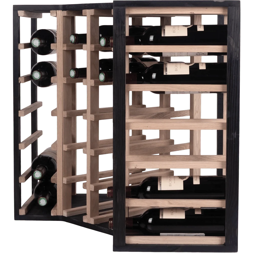24 bottle Corner Wine Rack - Wine Rack Store