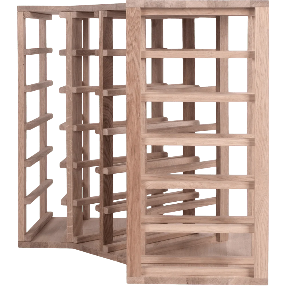 24 bottle Corner Wine Rack - Wine Rack Store