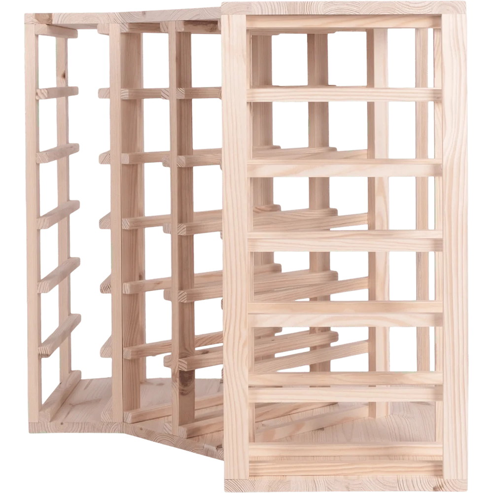 24 bottle Corner Wine Rack - Wine Rack Store