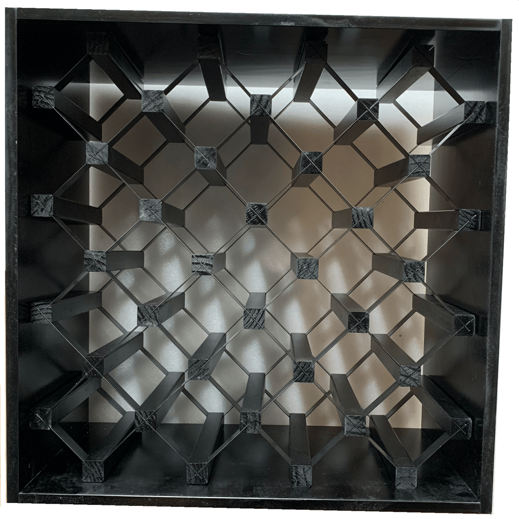 Modern Module Cube Wine Rack.