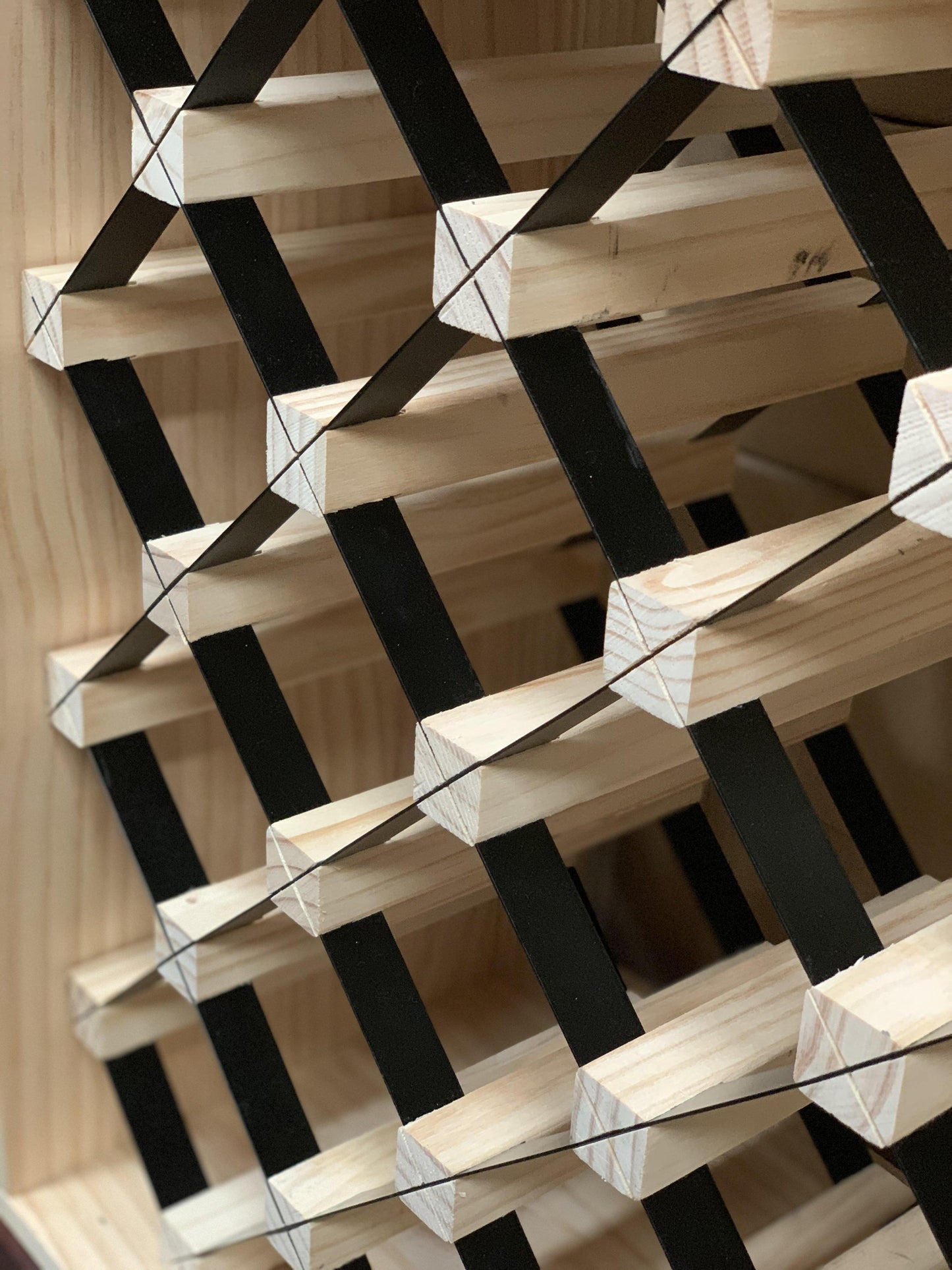 Modern Module Cube Wine Rack.