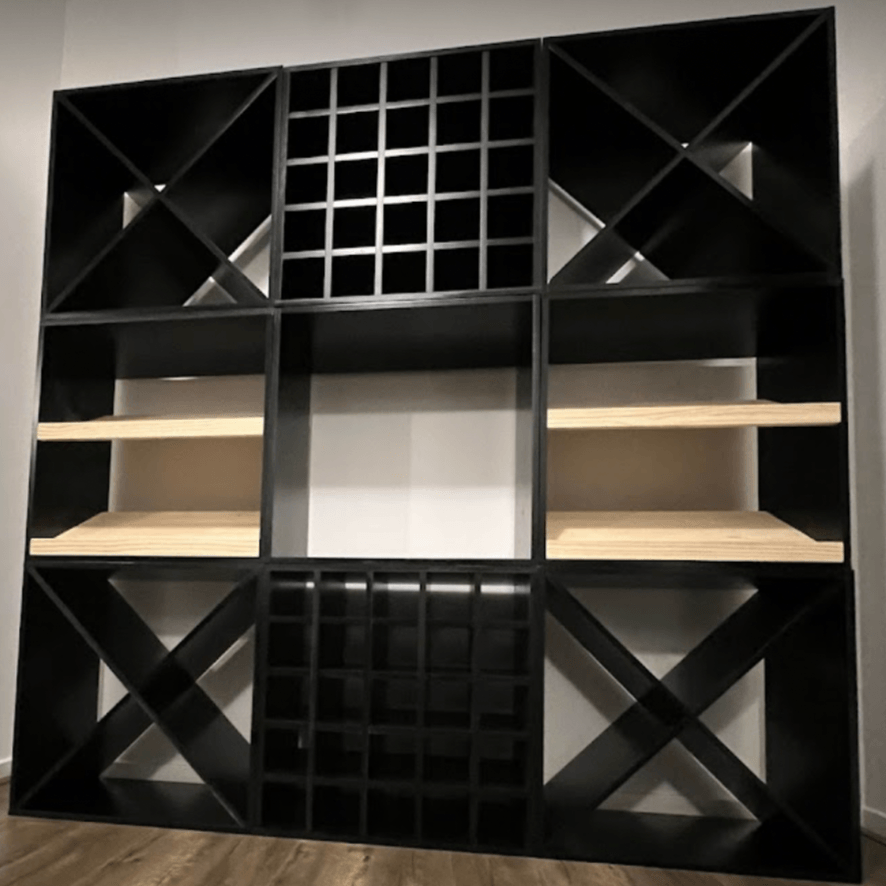 14 Bottles Display Wine Rack.