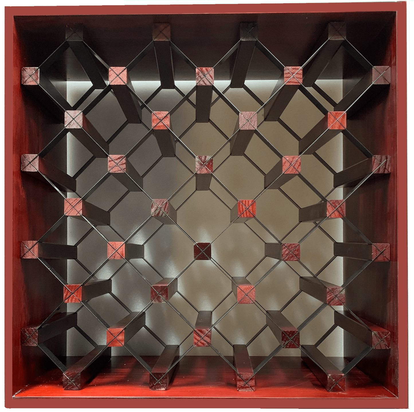 Modern Module Cube Wine Rack.