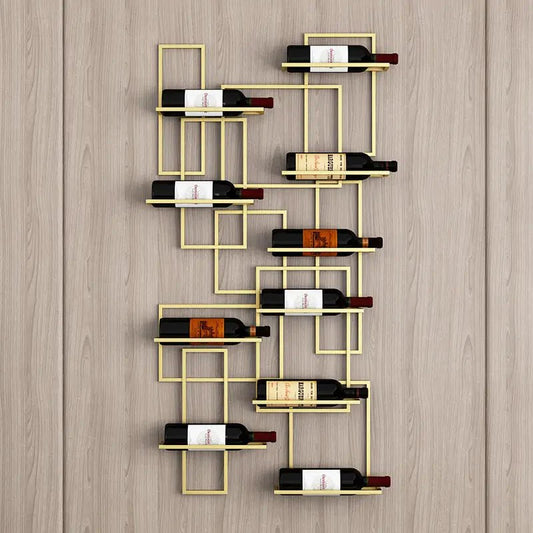 Creative Display Wine Bottle Wall Mount Wine Rack - Wine Rack Store