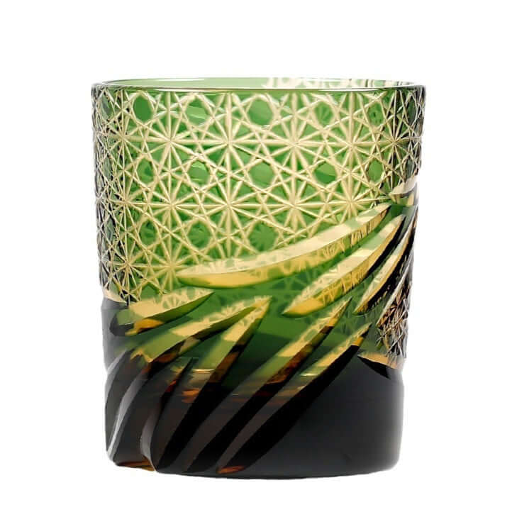 Edo Cut Asterism Japanese Crystal Glass