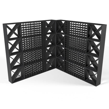 1120 Bottles Corner Set Wine Rack - Wine Rack Store