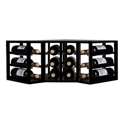 12 bottle Corner Wine Rack - Wine Rack Store