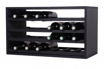 18 Bottles Shelves Wine Rack