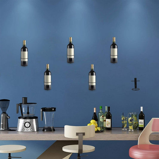 Single Bottle Wall Mounted Wine Display Rack