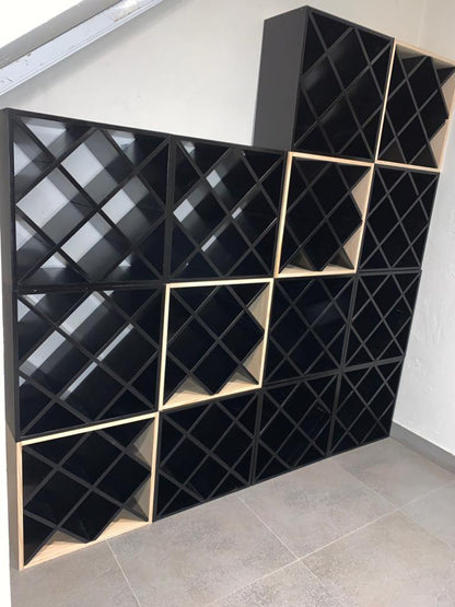 Diamond Cube 30 Bottles Wine Rack