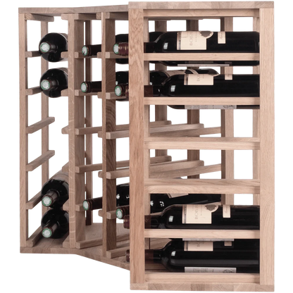 24 bottle Corner Wine Rack - Wine Rack Store