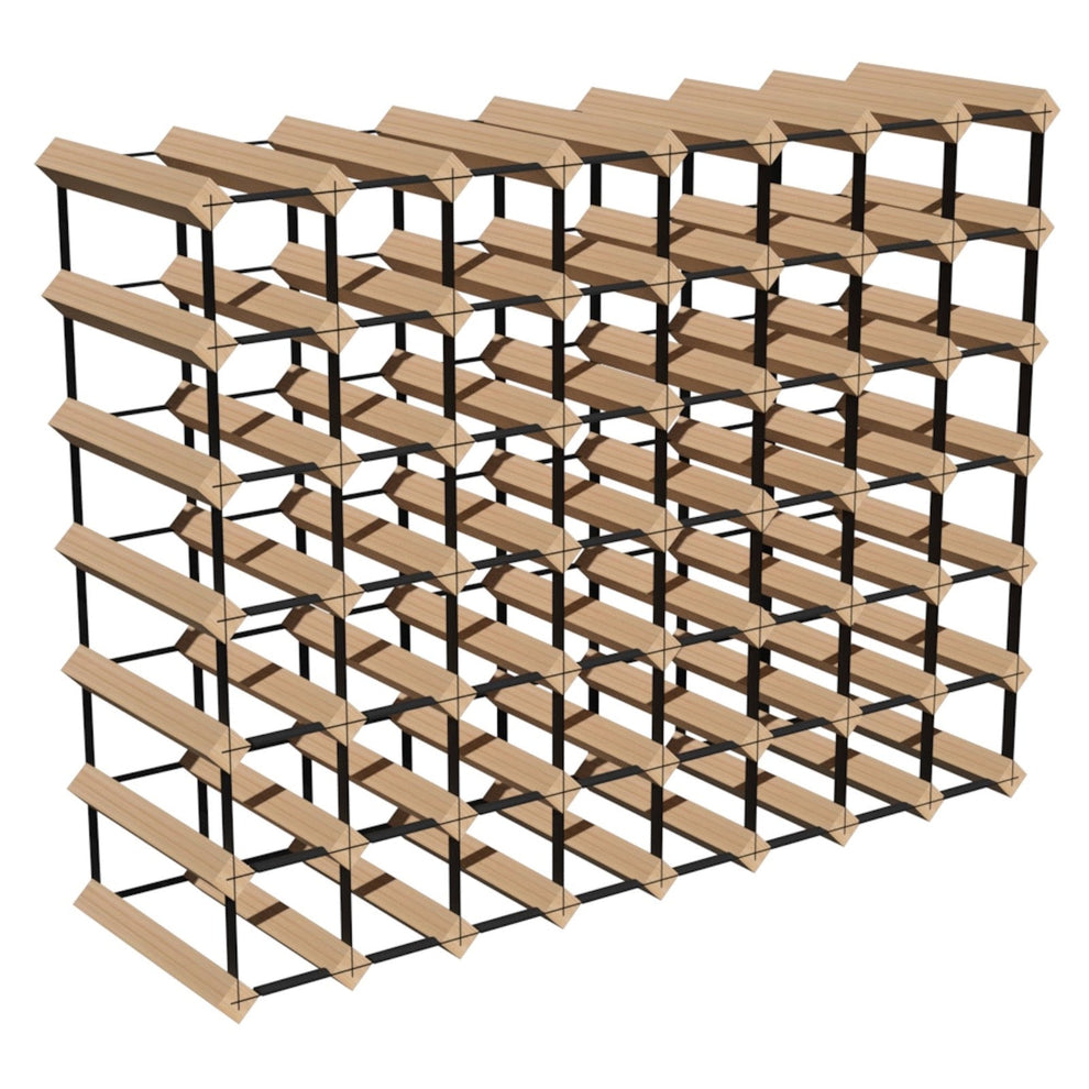 56 Bottle Classic Line Wine Rack | NZ Pine Wood | Cellar Shop