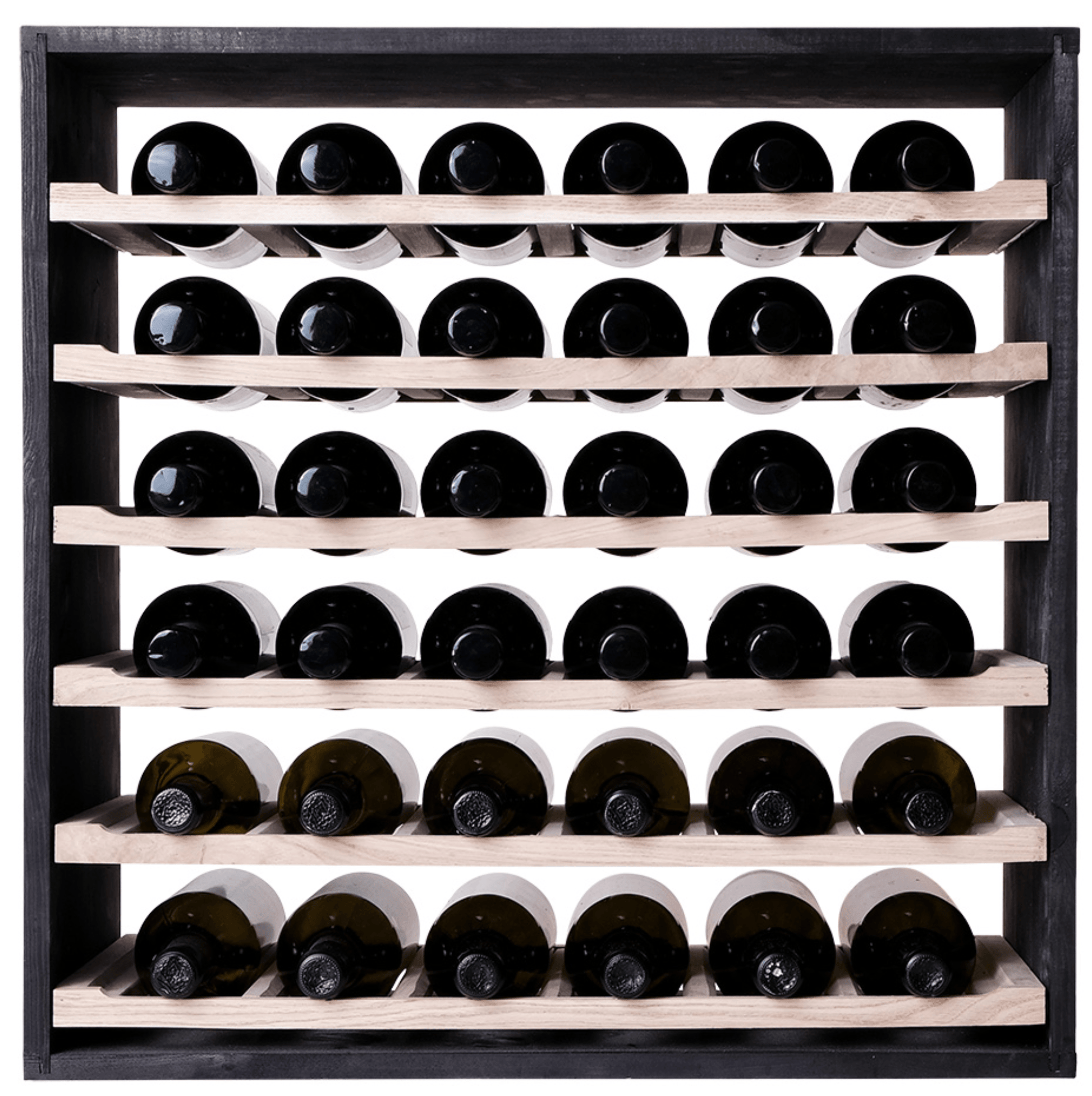 36 Bottles Shelves Wine Rack.