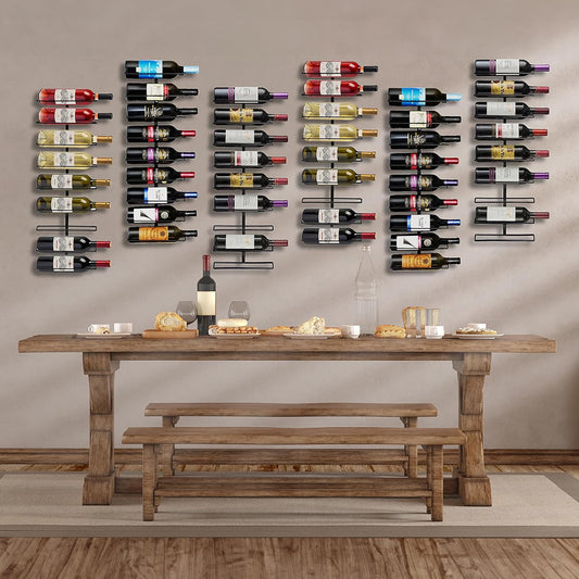 12 Bottles Wall Mounted Wine Rack