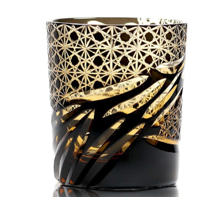 Edo Cut Asterism Japanese Crystal Glass