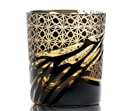 Edo Cut Asterism Japanese Crystal Glass