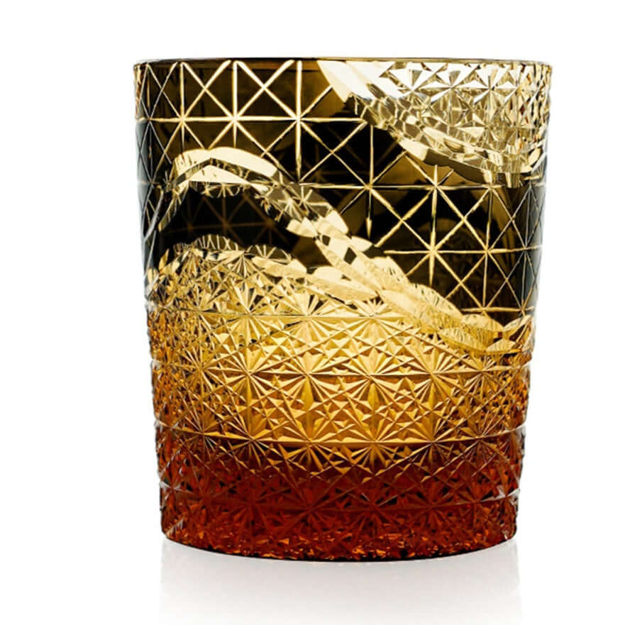 Edo Cut Asterism Japanese Crystal Glass