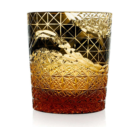 Edo Cut Asterism Japanese Crystal Glass