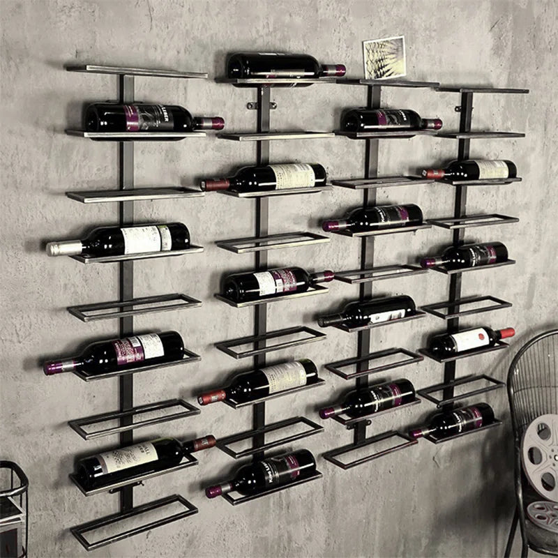 9 Bottles Wall Mounted Wine Rack |  Wine Pegs | Cellar Shop | Wall Mounted | Wine Rack
