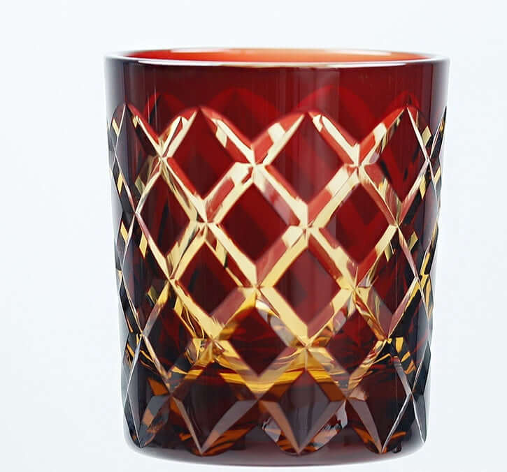 Edo Cut Asterism Japanese Crystal Glass