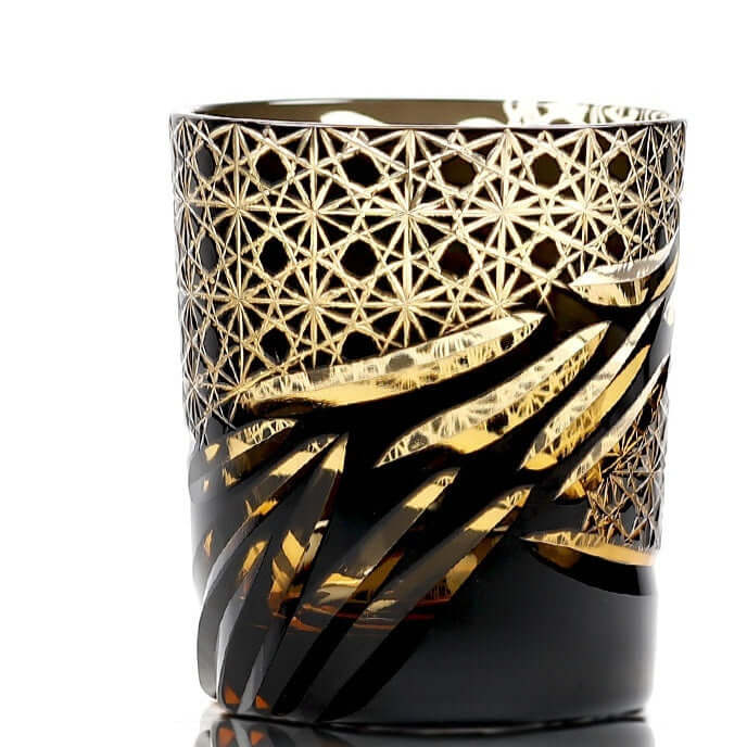 Edo Cut Asterism Japanese Crystal Glass