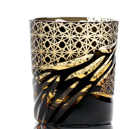 Edo Cut Asterism Japanese Crystal Glass