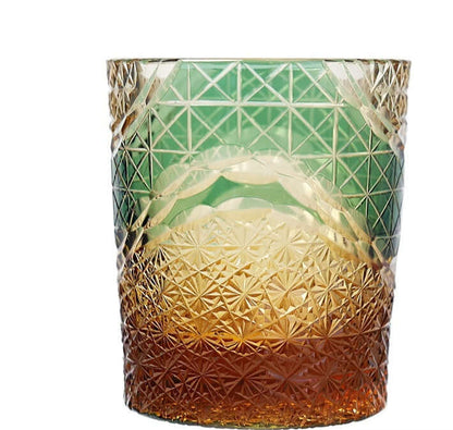Edo Cut Asterism Japanese Crystal Glass
