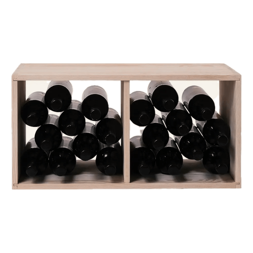 Half Cube Fixed Shelves Wine Rack