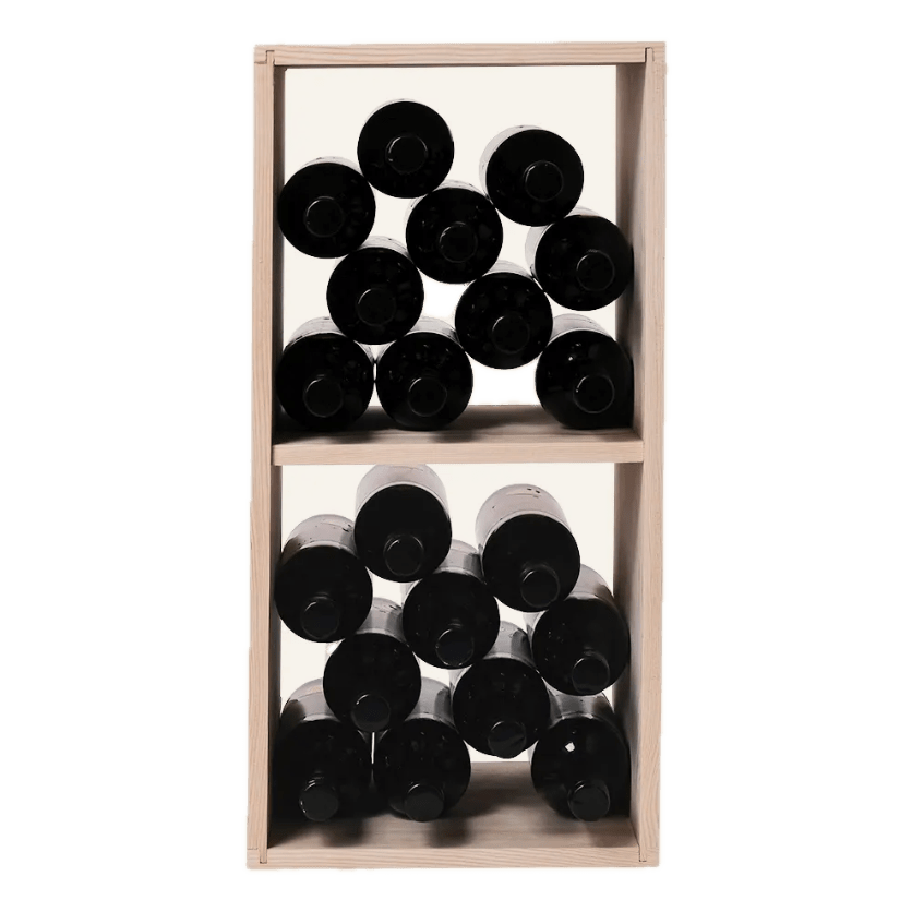 Half Cube Fixed Shelves Wine Rack