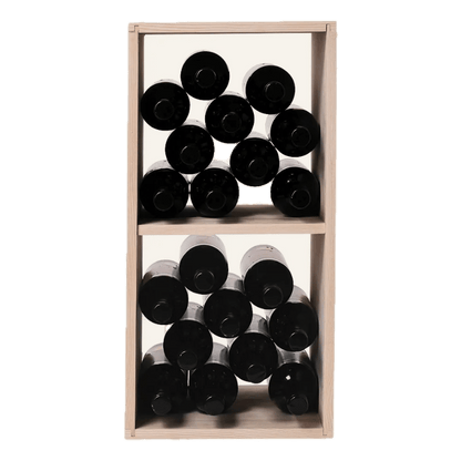 Half Cube Fixed Shelves Wine Rack