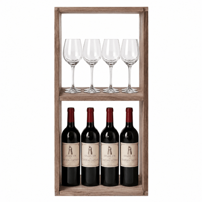 Half Cube Fixed Shelves Wine Rack
