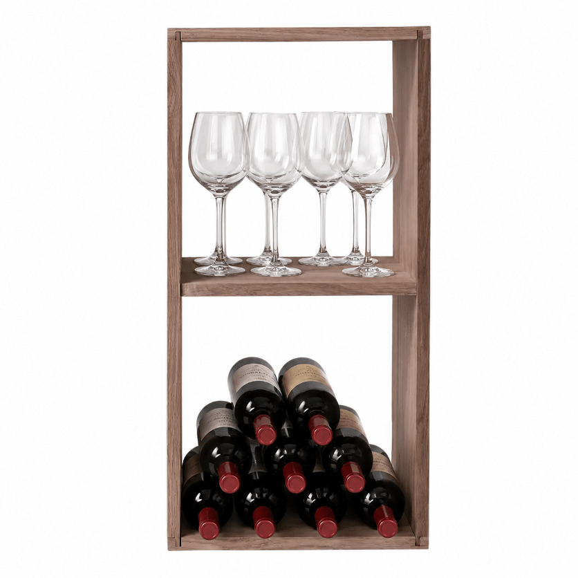 Half Cube Fixed Shelves Wine Rack