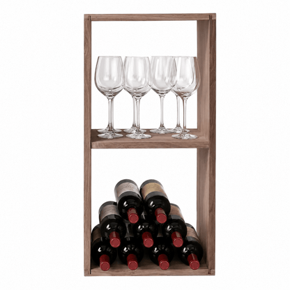 Half Cube Fixed Shelves Wine Rack