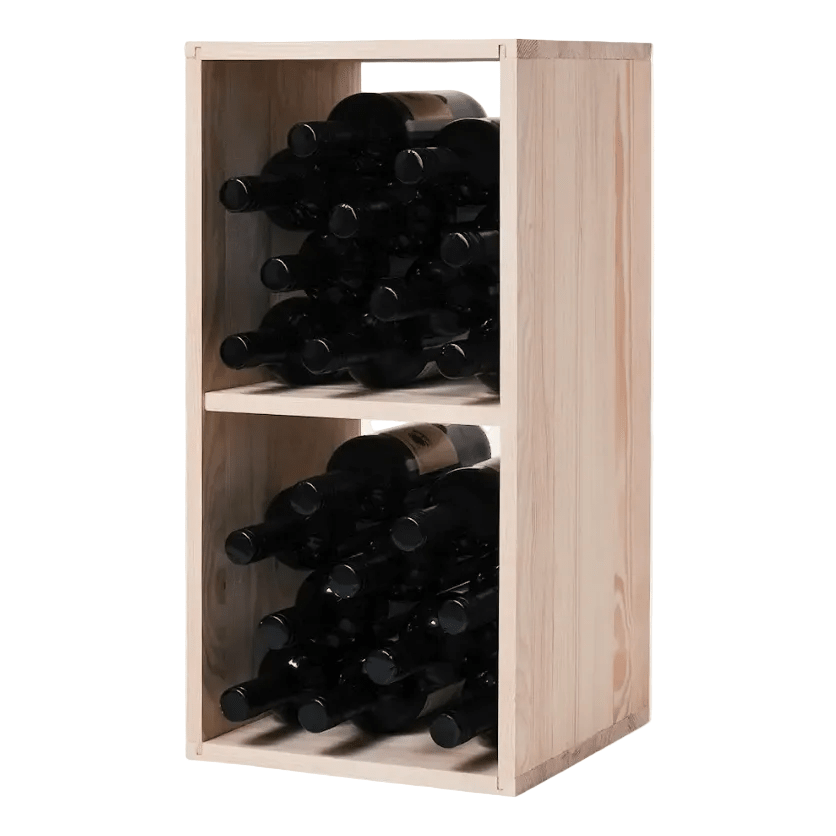 Half Cube Fixed Shelves Wine Rack
