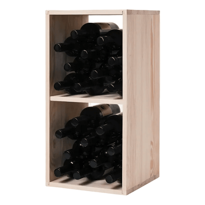 Half Cube Fixed Shelves Wine Rack