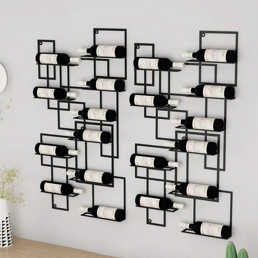 Creative Display Wall Mount Wine Rack | Magnum Bottle Rack | 1.5 L Bottle Holder |Wine Rack Store