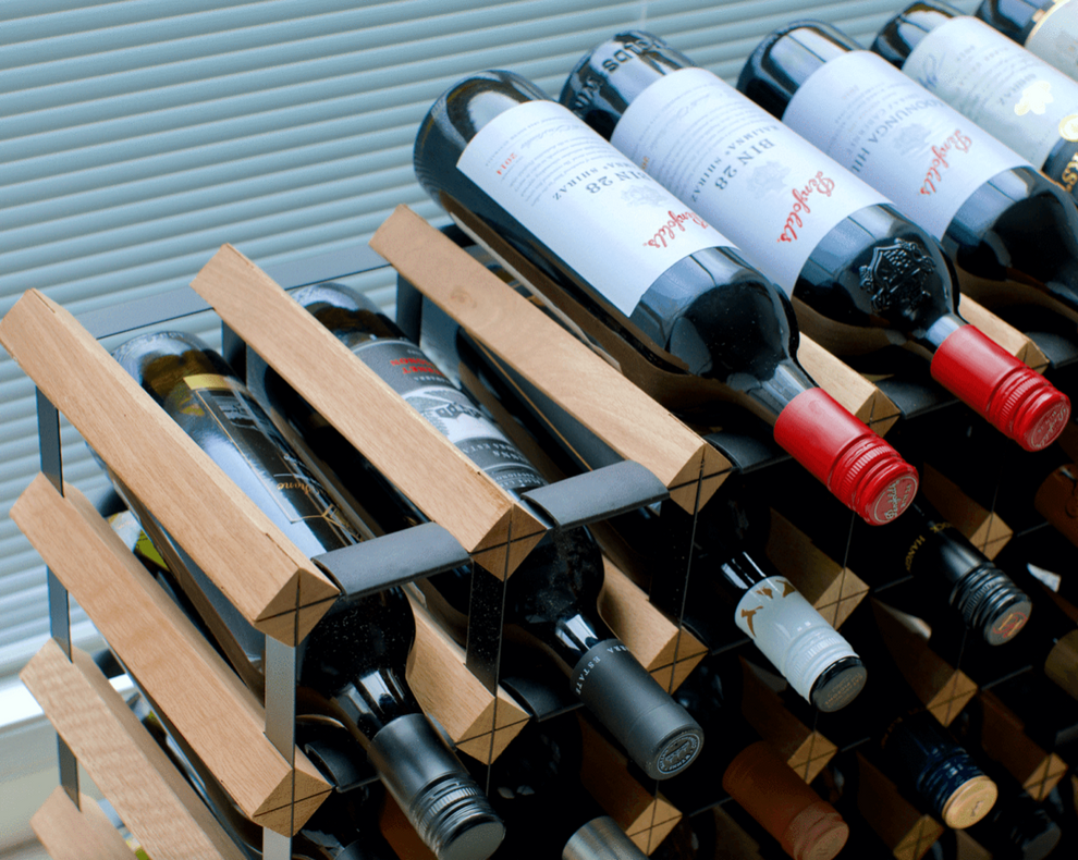 Customised Rustic Wine Rack | Wood and Metal Build | Cellar Shop