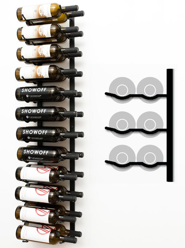 Two Bottle Deep Wall Mounted Wine Rack |  Wine Pegs | Cellar Shop | Wall Mounted | Wine Rack
